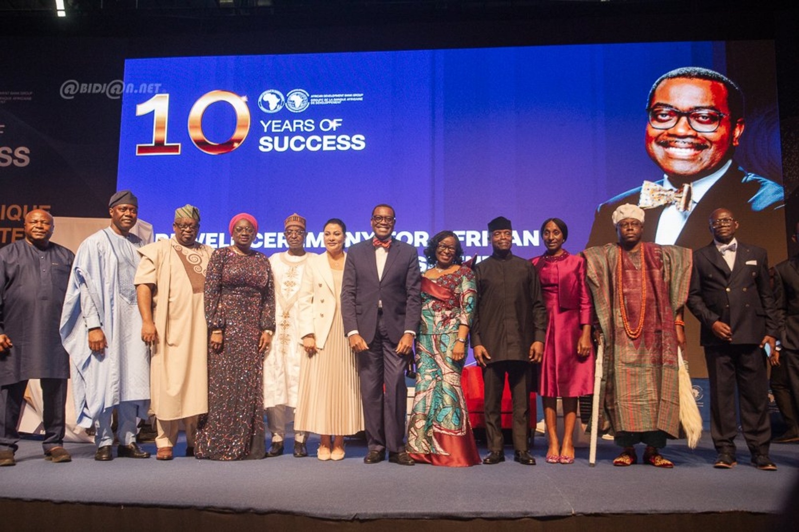 AfDB Honors Dr. Akinwumi Adesina in Abidjan After a Decade of Transformational Leadership